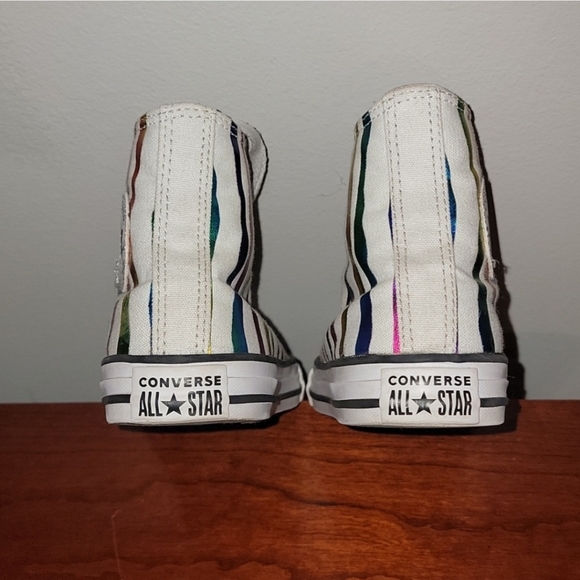 Converse Girls All Star High Top rainbow Zebra - Picture 4 of 5